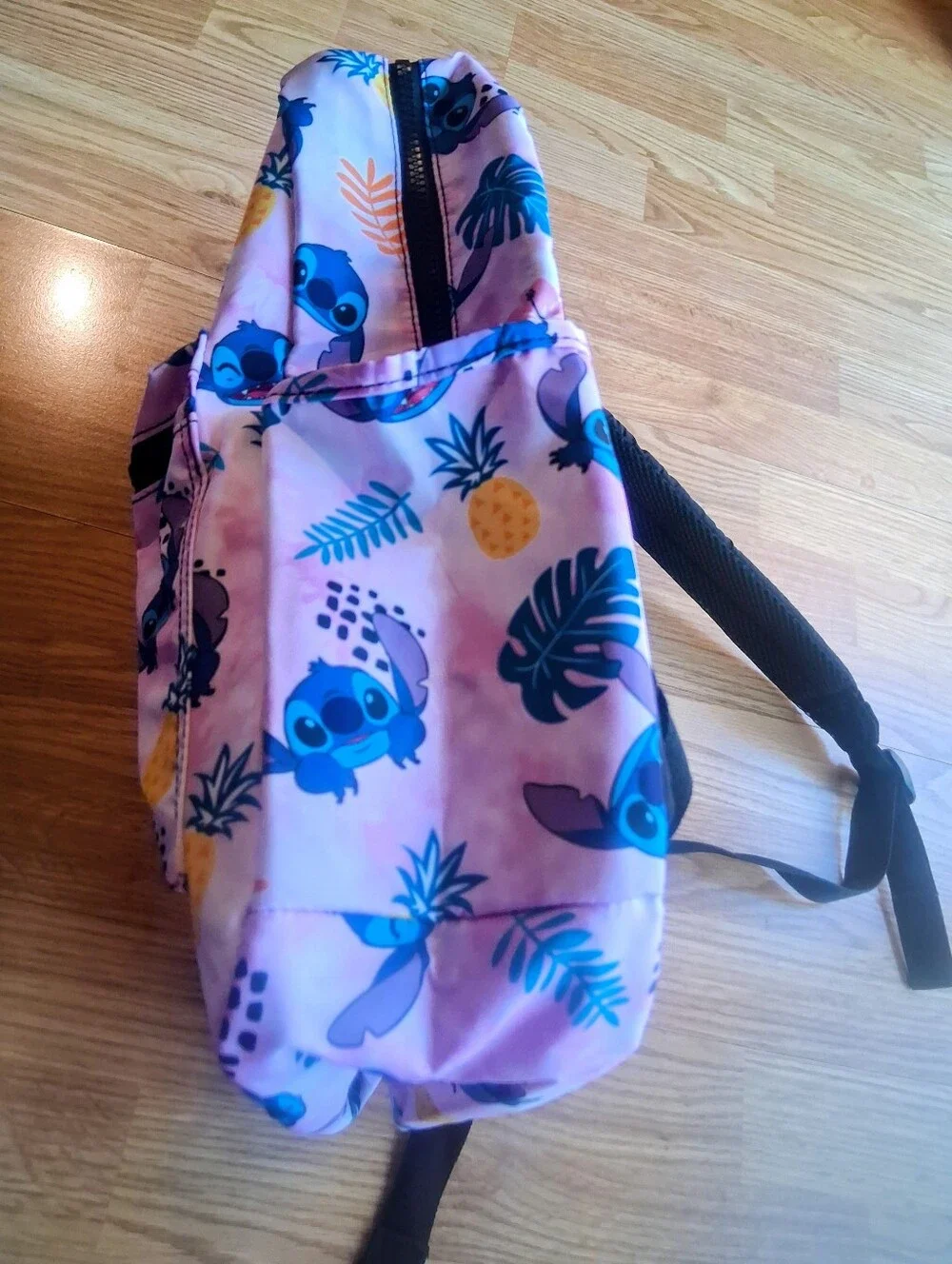 NWT Disney Stitch, Pink Print Backpack.